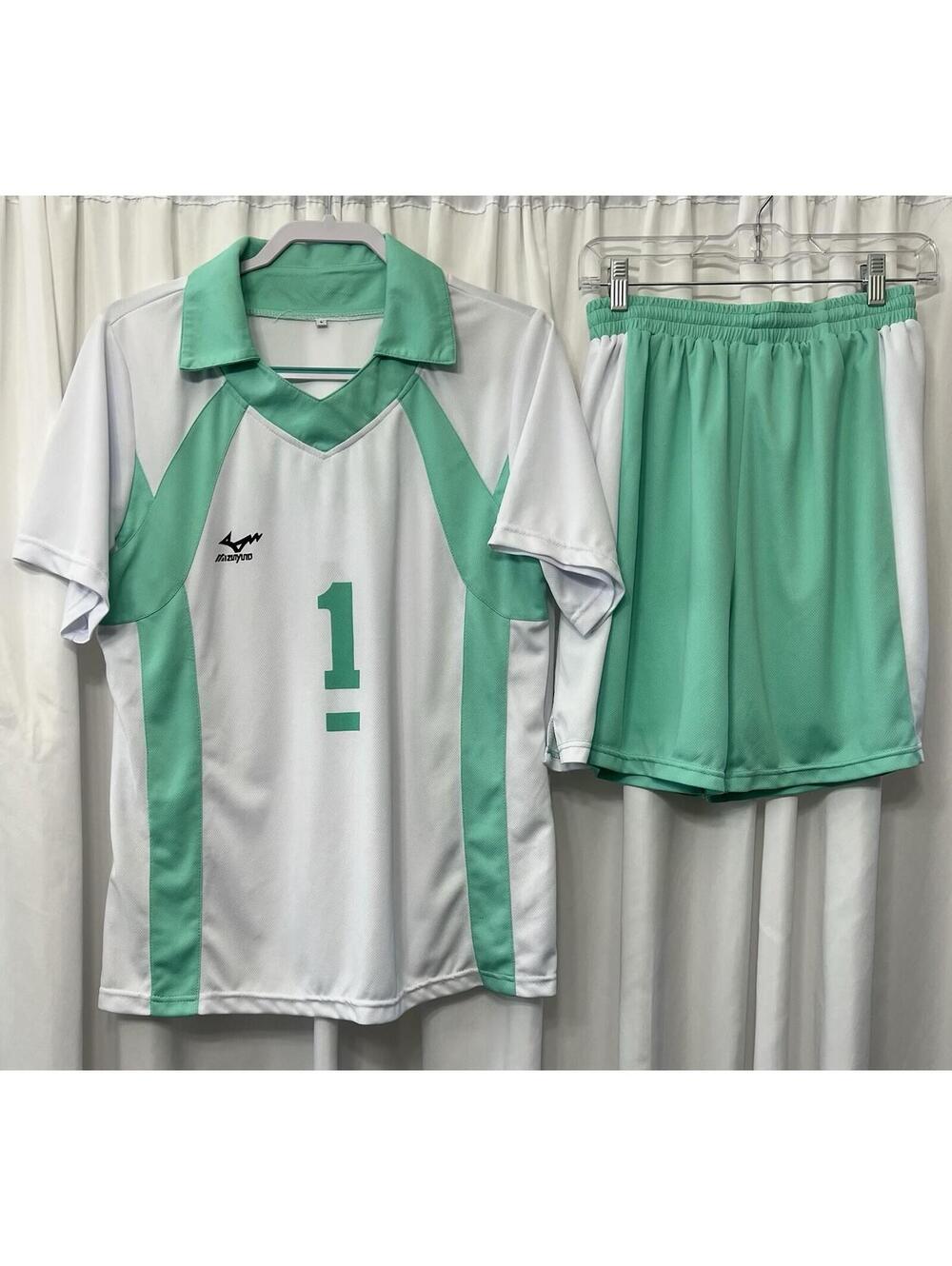 Aoba Johsai High School Cosplay Volleyball Jersey Shirt Shorts Costume Uniform L